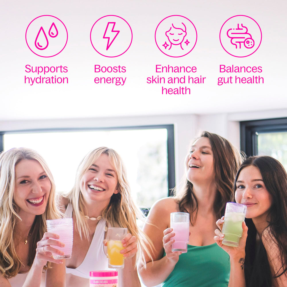 BelliWelli daily-use routine in morning setup, easy to integrate into drinks.