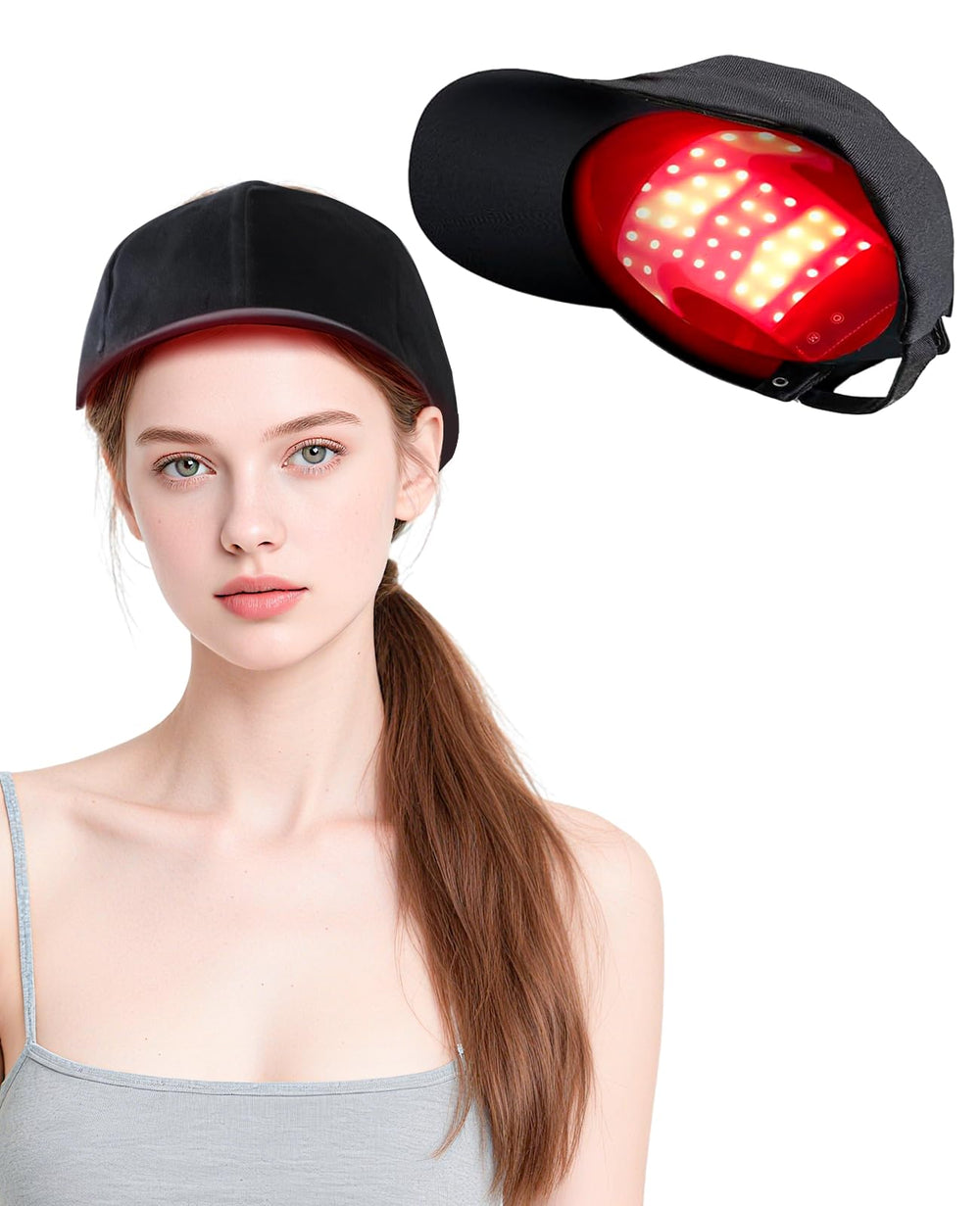 Beloving cordless red and blue light scalp cap for soothing at-home sessions