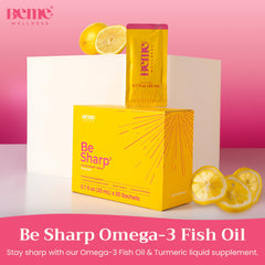 BeMe Be Sharp sachets on the go support busy days.