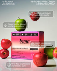 BeMe BodyBalance collagen peptides close-up on label signaling premium quality.