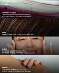 BeMe VERISOL collagen ingredients highlight skin and nails support.