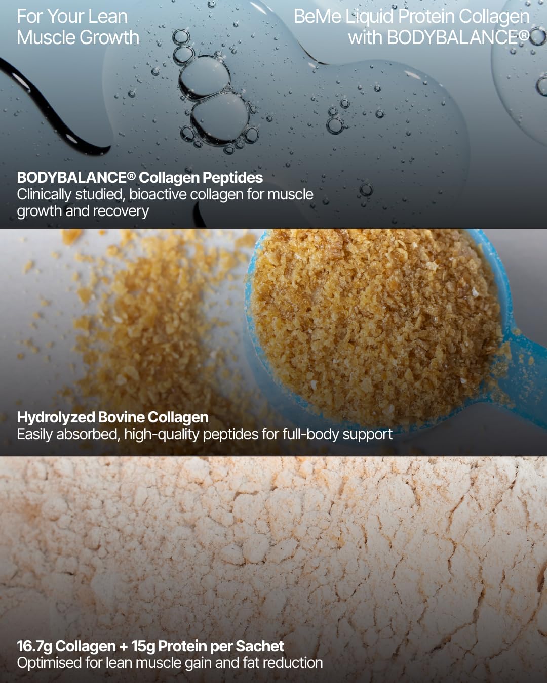 BeMe BODYBALANCE clinical formula signals science-backed nutrition.