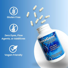 Benagene packaging emphasizes shelf-stable oxaloacetate formula