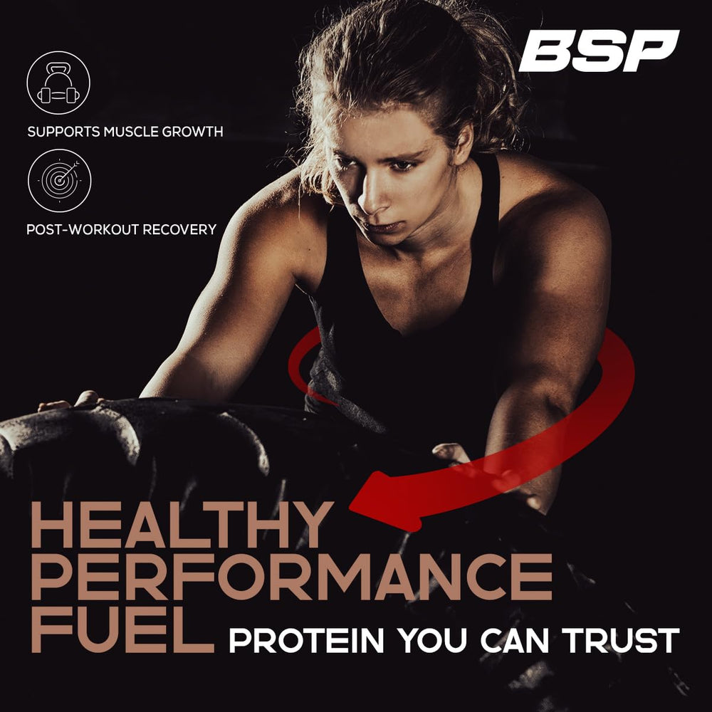 Benavidez Premium Whey Protein chocolate fudge powder supports delicious high protein treats