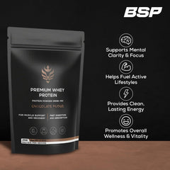 Benavidez Premium Whey Protein digestive enzyme label highlights easier digestion