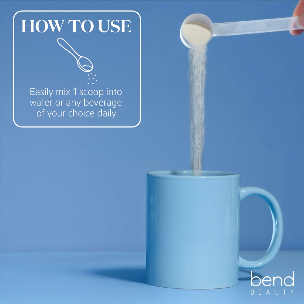 Bend Beauty Marine Collagen daily ritual for skin, hair and nails