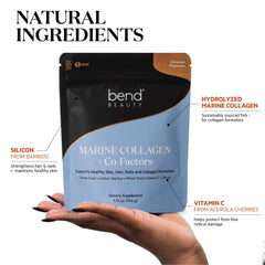 Bend Beauty Marine Collagen Co-Factors packaging close-up