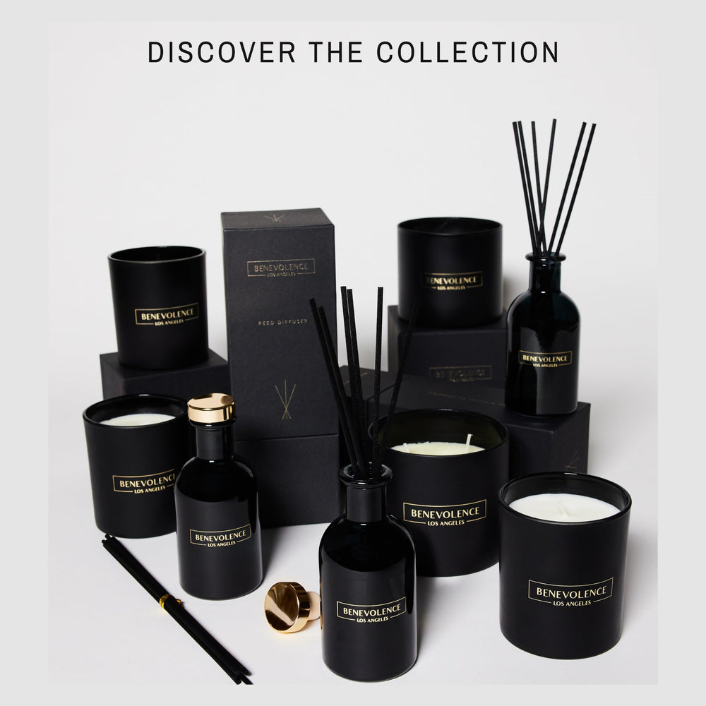 Benevolence LA Bergamot Jasmine candle as a thoughtful holiday gift option.