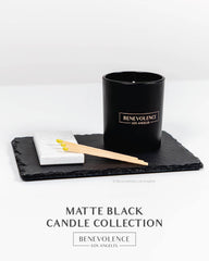 Benevolence LA Bergamot Jasmine candle packaging signals gift-ready elegance.