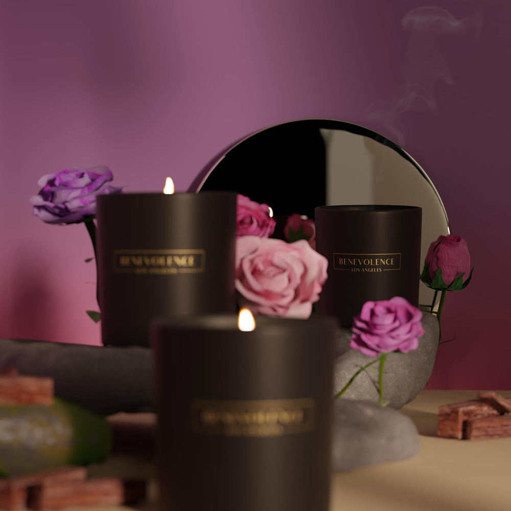 Benevolence LA gift-box ready candle ideal for thoughtful holiday presents.