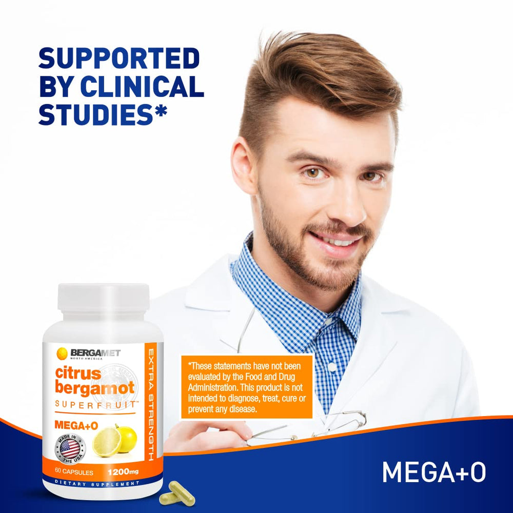 BergaMet bergamot polyphenols label highlighting 80% polyphenols for antioxidant support