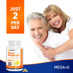 BergaMet capsules in USA-made bottle ready for easy daily supplementation