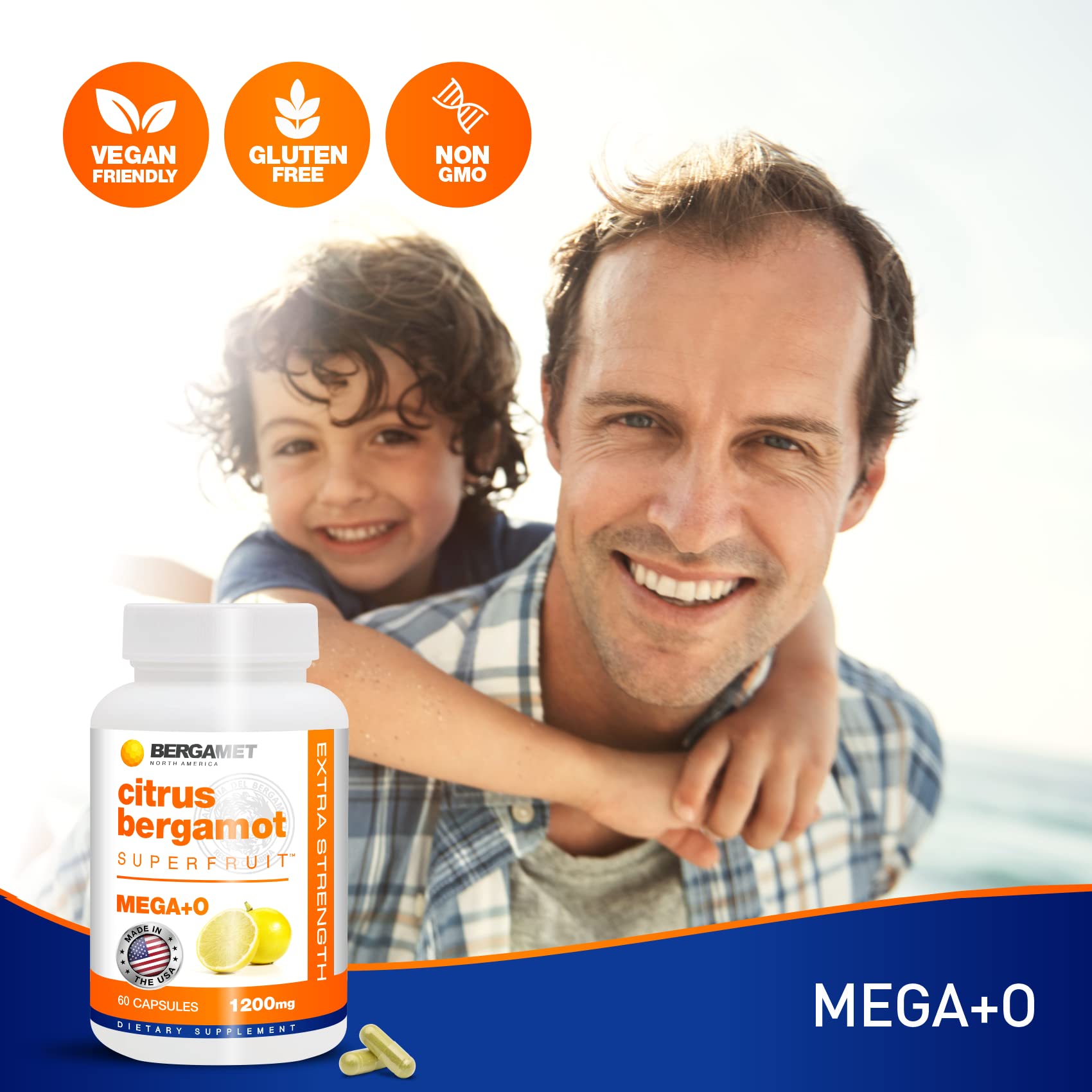 BergaMet vegan, allergen-free formula in safe packaging for clean nutrition