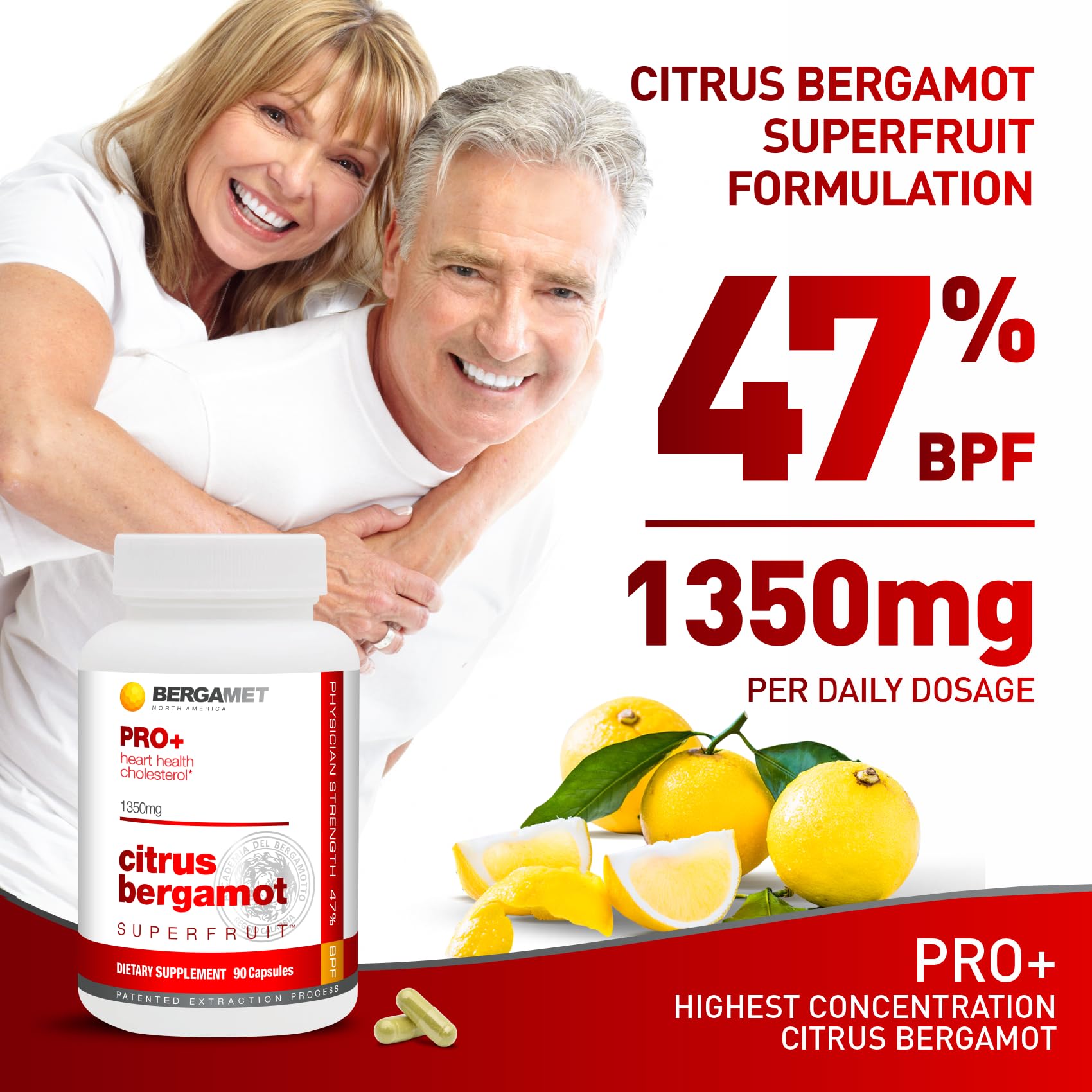 Closeup of BergaMet PRO+ capsules highlighting easy daily dosage routine