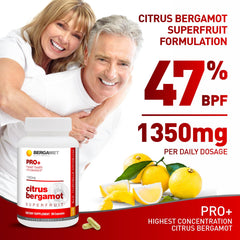 Closeup of BergaMet PRO+ capsules highlighting easy daily dosage routine