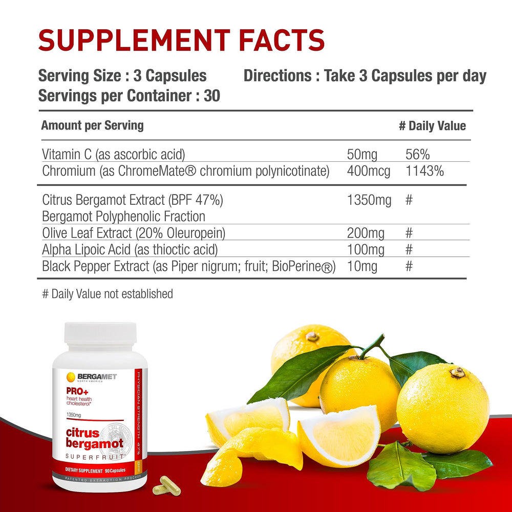 BergaMet PRO+ capsules arranged for a simple three-capsule daily routine