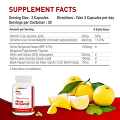 BergaMet PRO+ capsules arranged for a simple three-capsule daily routine