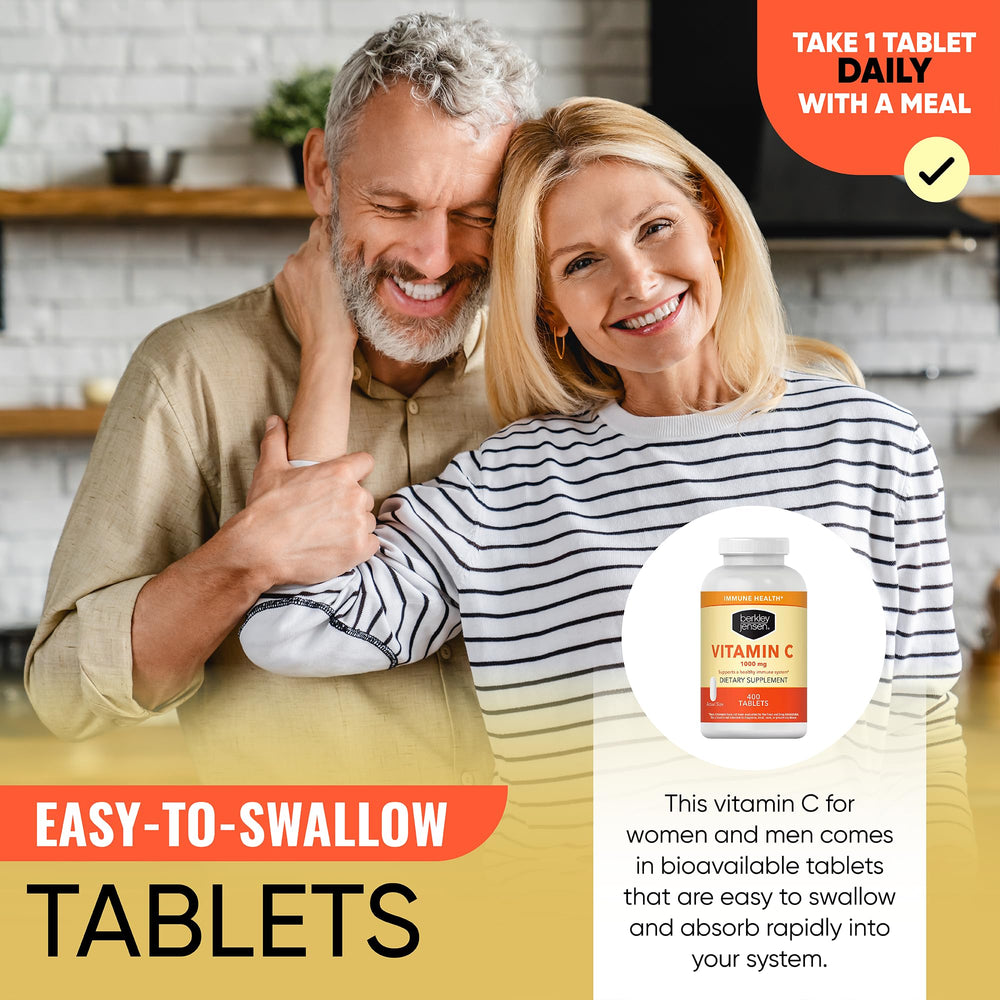 Berkley Jensen Vitamin C bottle pour captures daily routine for active lifestyles