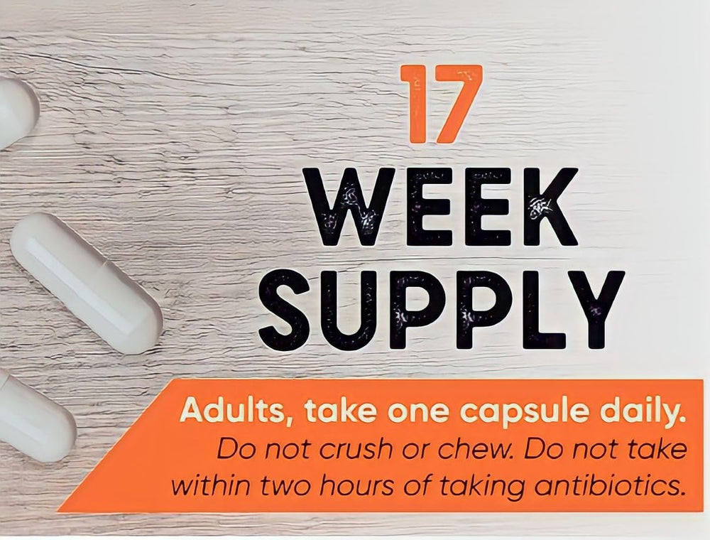 Poured capsules and a glass of water ready for daily Berkley Jensen routine