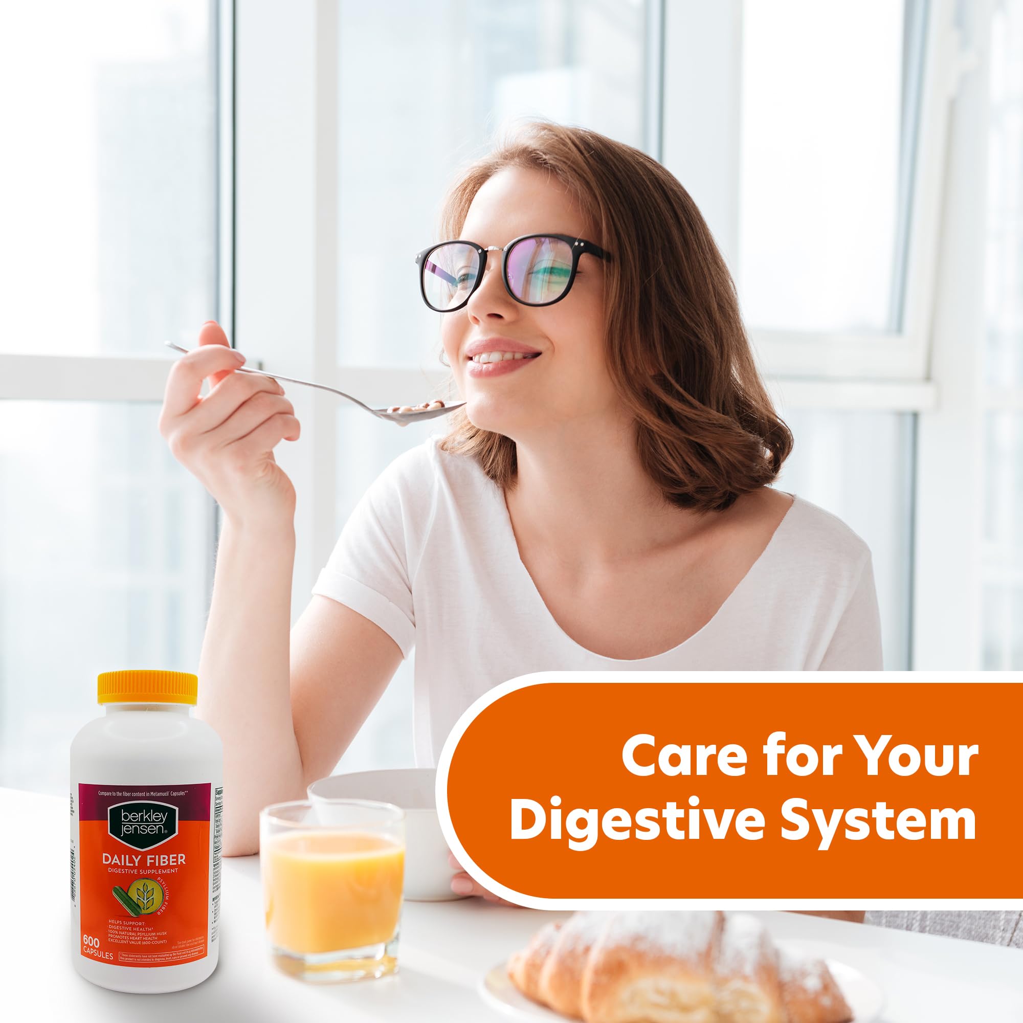 Packaging and bottle on shelf to convey premium quality and extended supply.