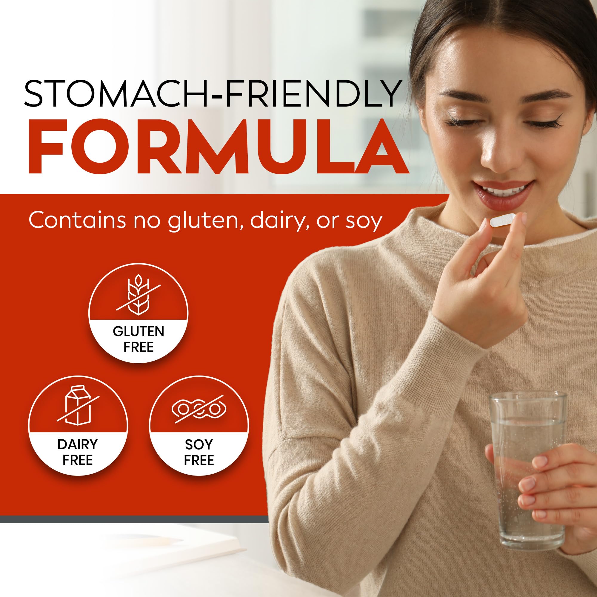 Vegetarian Berkley Jensen formula label indicating dairy, gluten, and soy-free