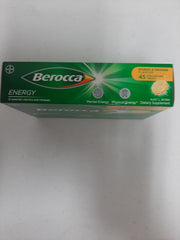 Berocca Energy 45-count tube packaging for convenient daily use.