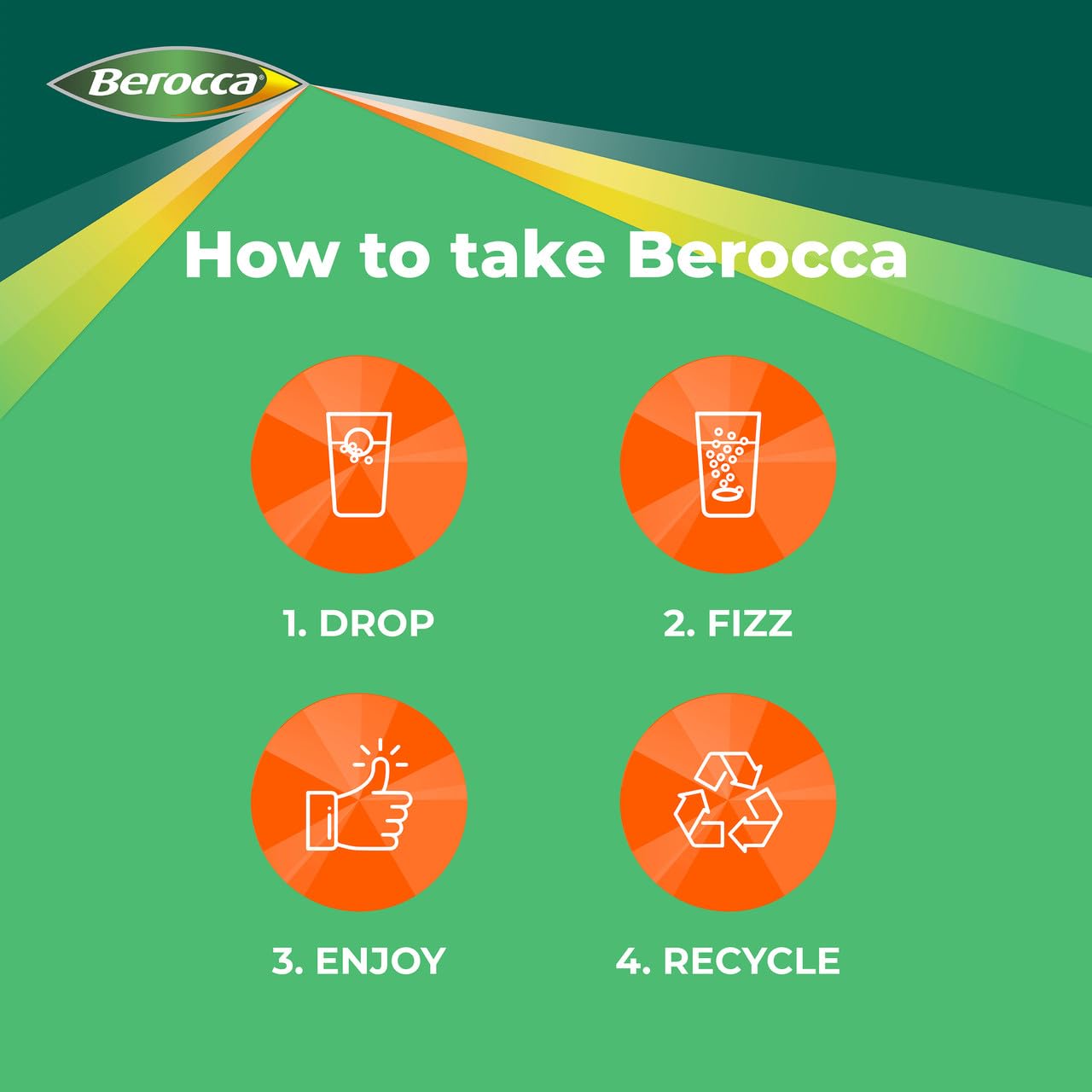 Berocca tablets on a study desk ready for a quick boost
