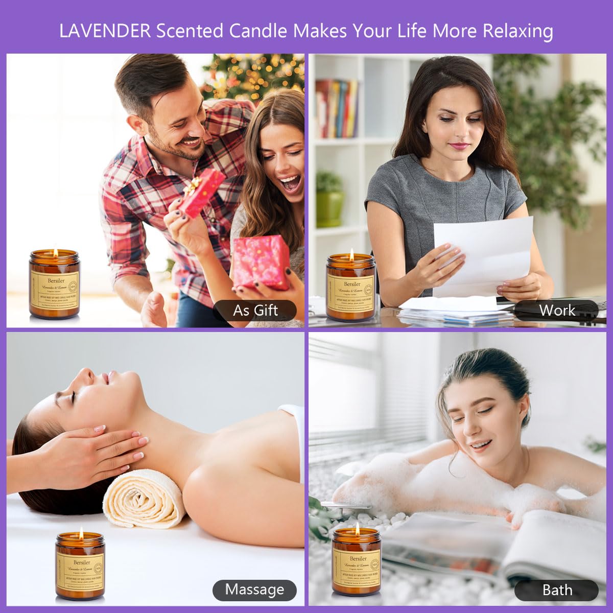 Bersiler lavender lemon glow fills rooms with calm energy.