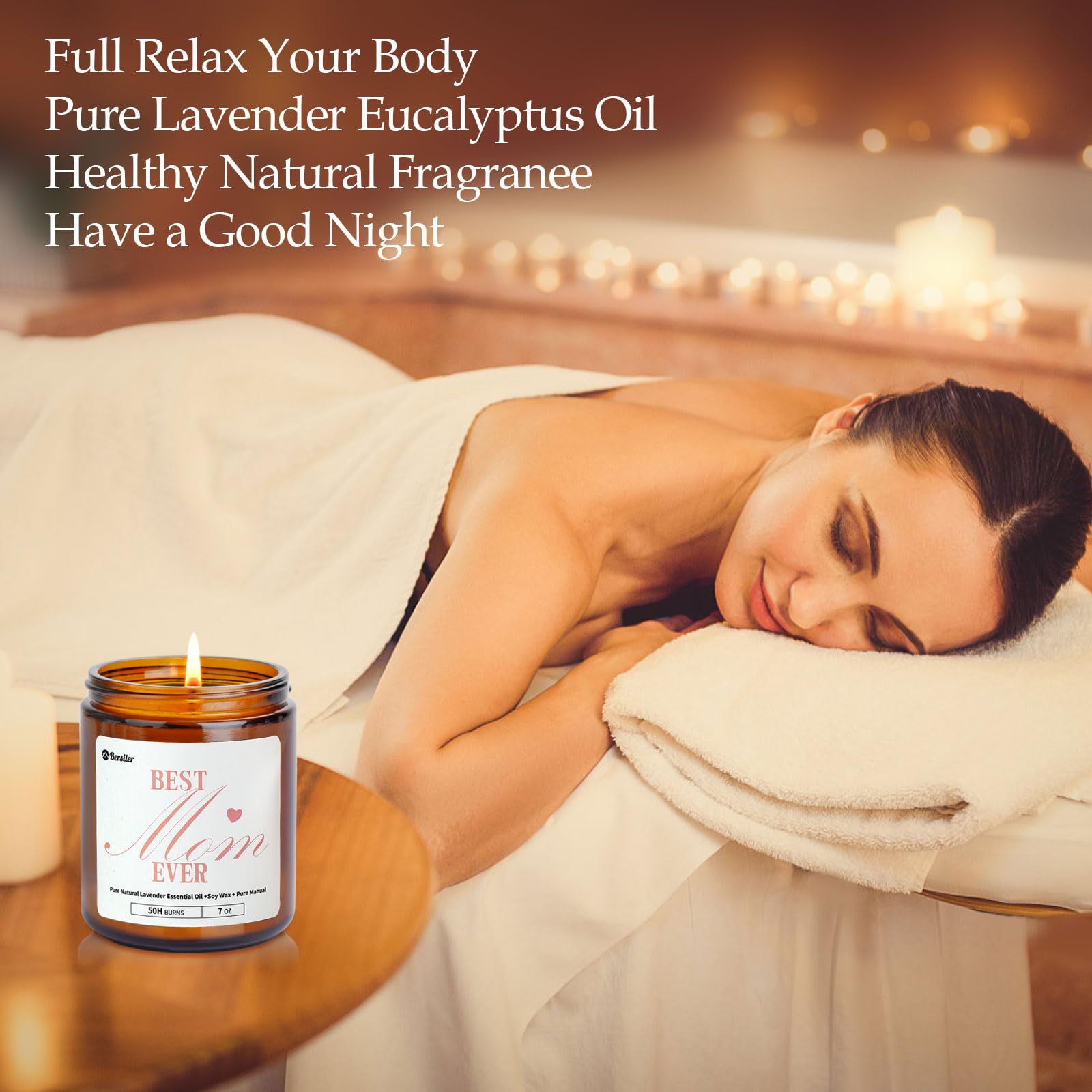 Bersiler mom gift idea candle suitable for various occasions and celebrations.