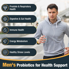 Besenify Probiotics for Men with organic cranberry, turmeric, goji, and amla