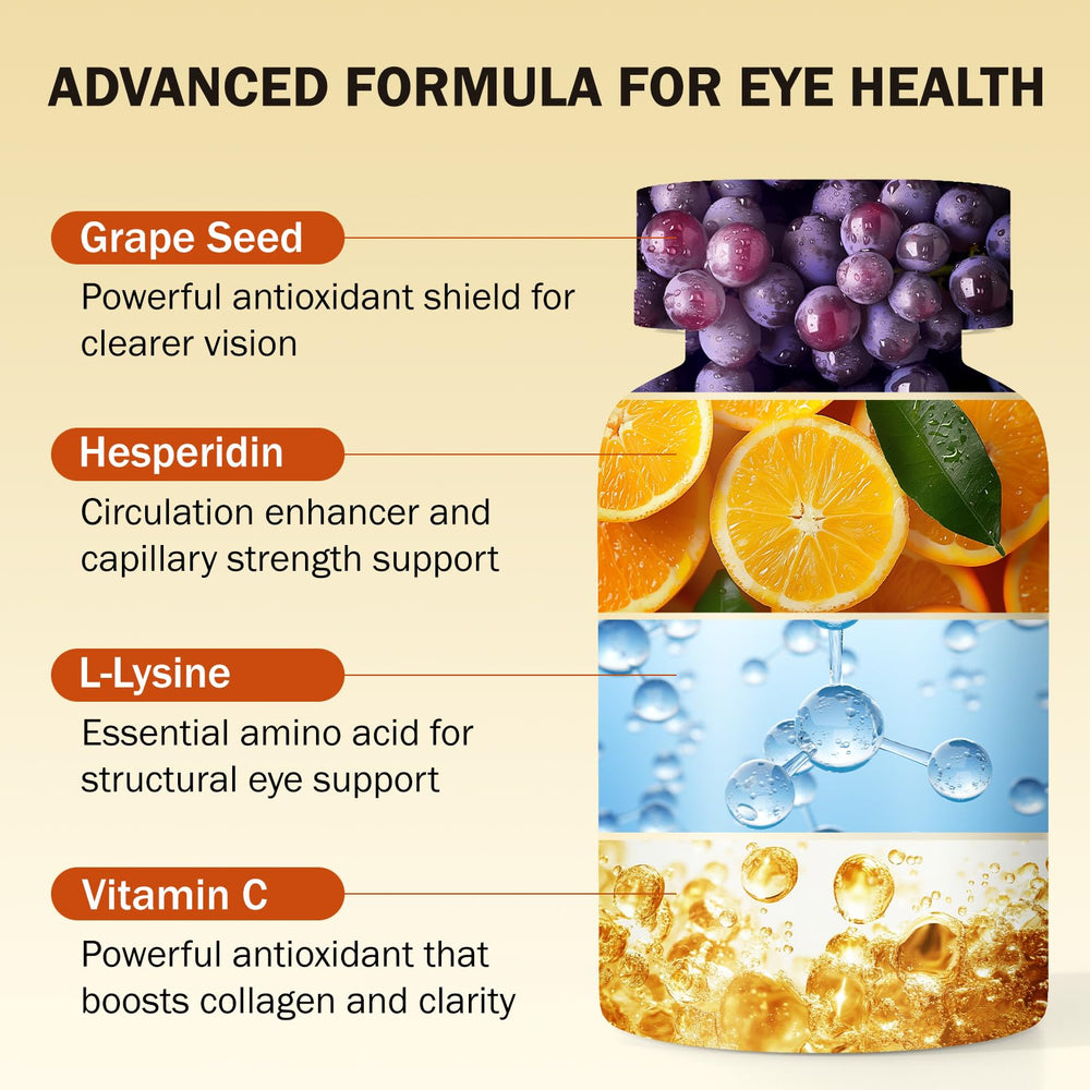 Besgiful daily eye support with clean ingredients for gentle use.