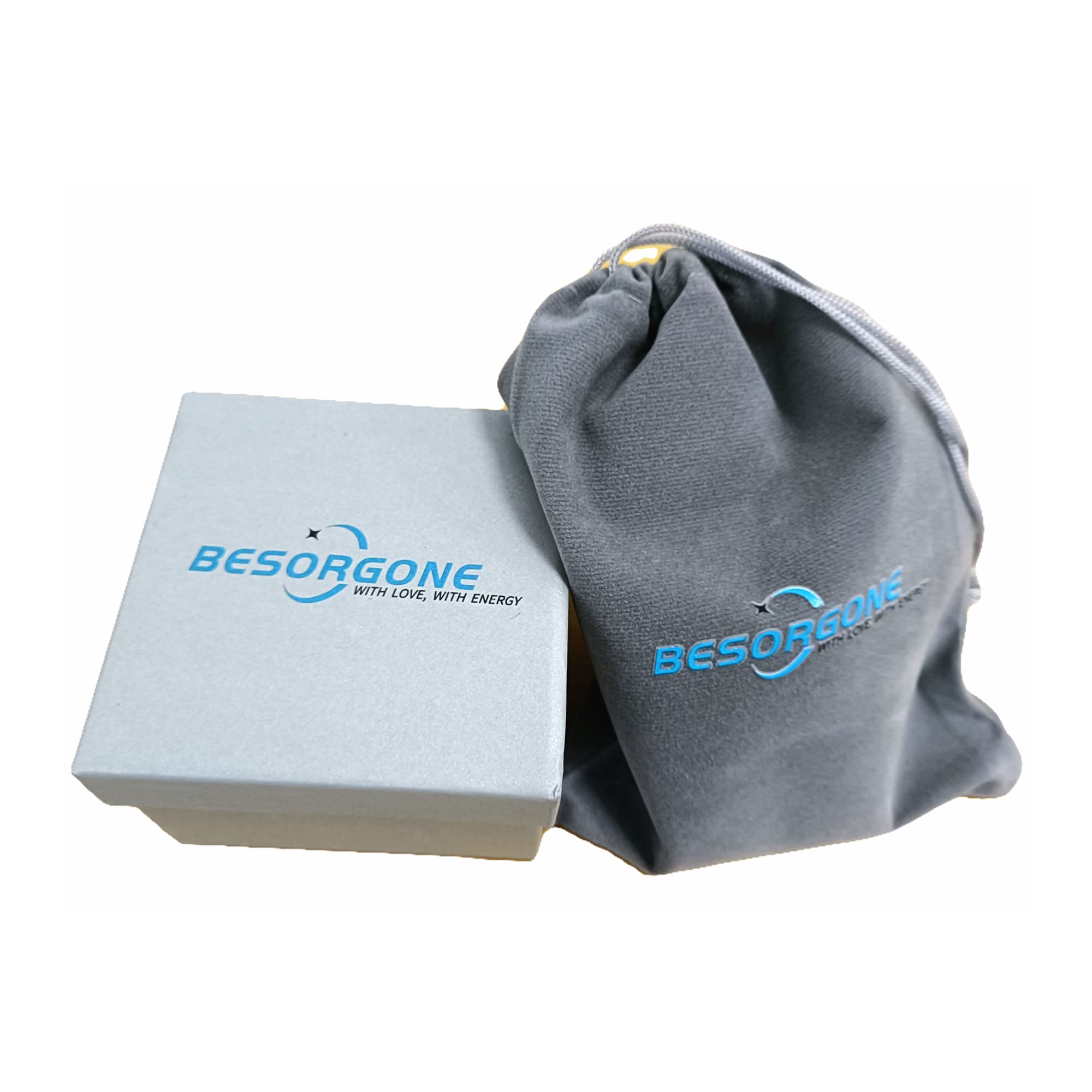 Besorgone orgonite pyramid gift box presentation for gifting