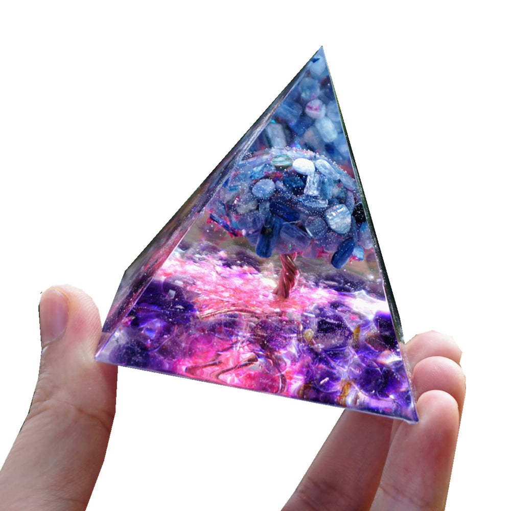 Besorgone Orgone Pyramid with positive energy focus for a calmer space