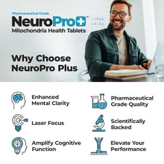 Best 365 Labs NeuroPro+ bottle on desk for routine use.
