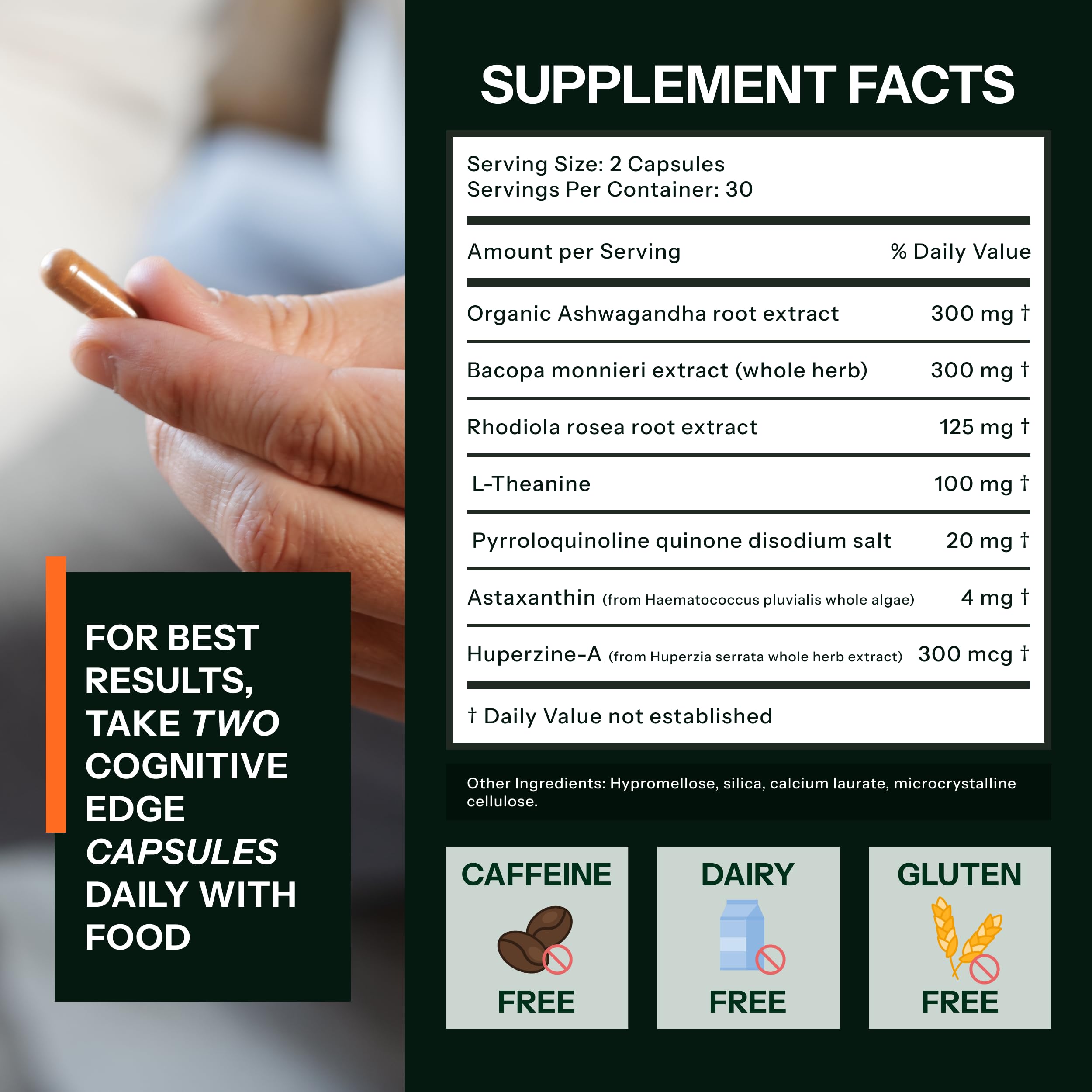 Best Cognition Cognitive Edge capsules on shelf for daily clarity and memory retention.
