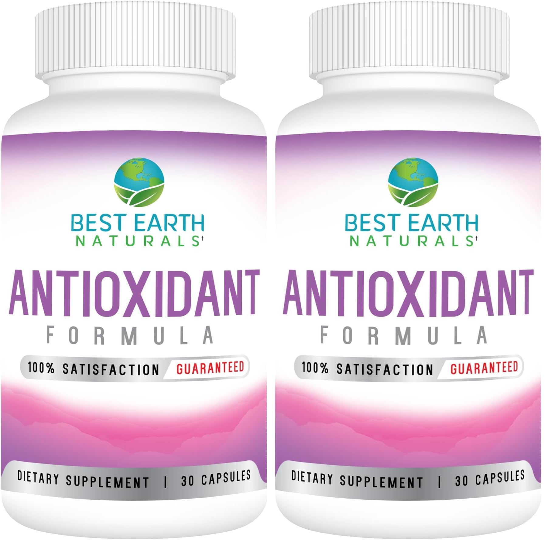 Best Earth Naturals antioxidant bottle front with daily capsules for easy use