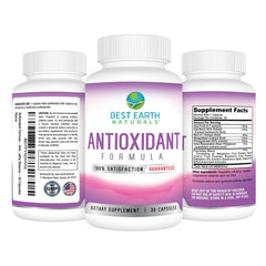 Best Earth Naturals antioxidant capsules close-up for easy daily supplementation