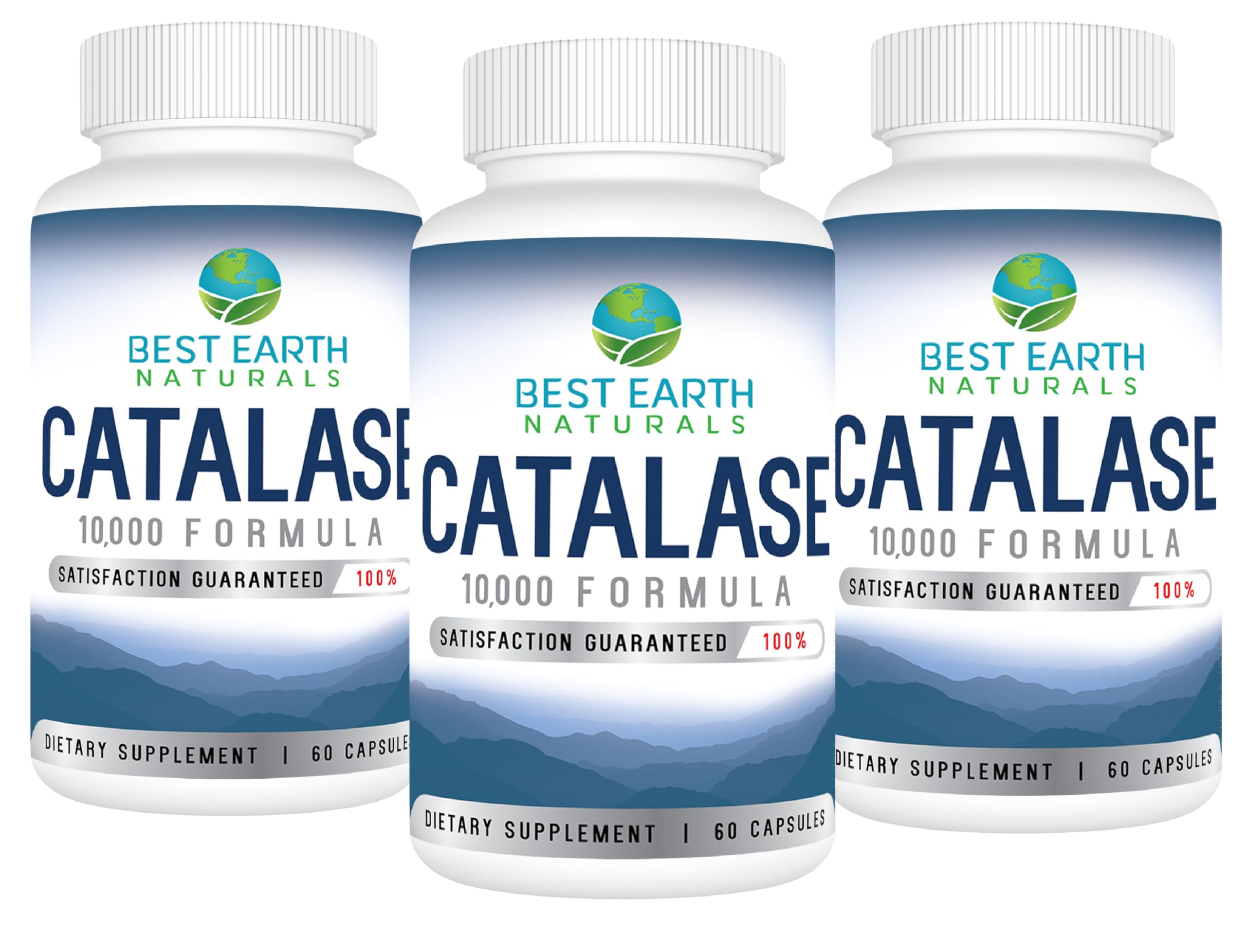 Best Earth Naturals Catalase 10000 bottle supports daily hair vitality with natural enzymes.