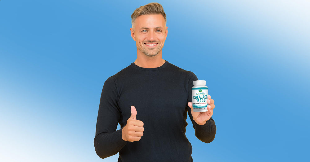 Best Earth Naturals Catalase supplement packaging quality.