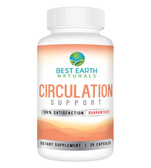 Best Earth Naturals Circulation bottle with capsules for daily circulatory support.