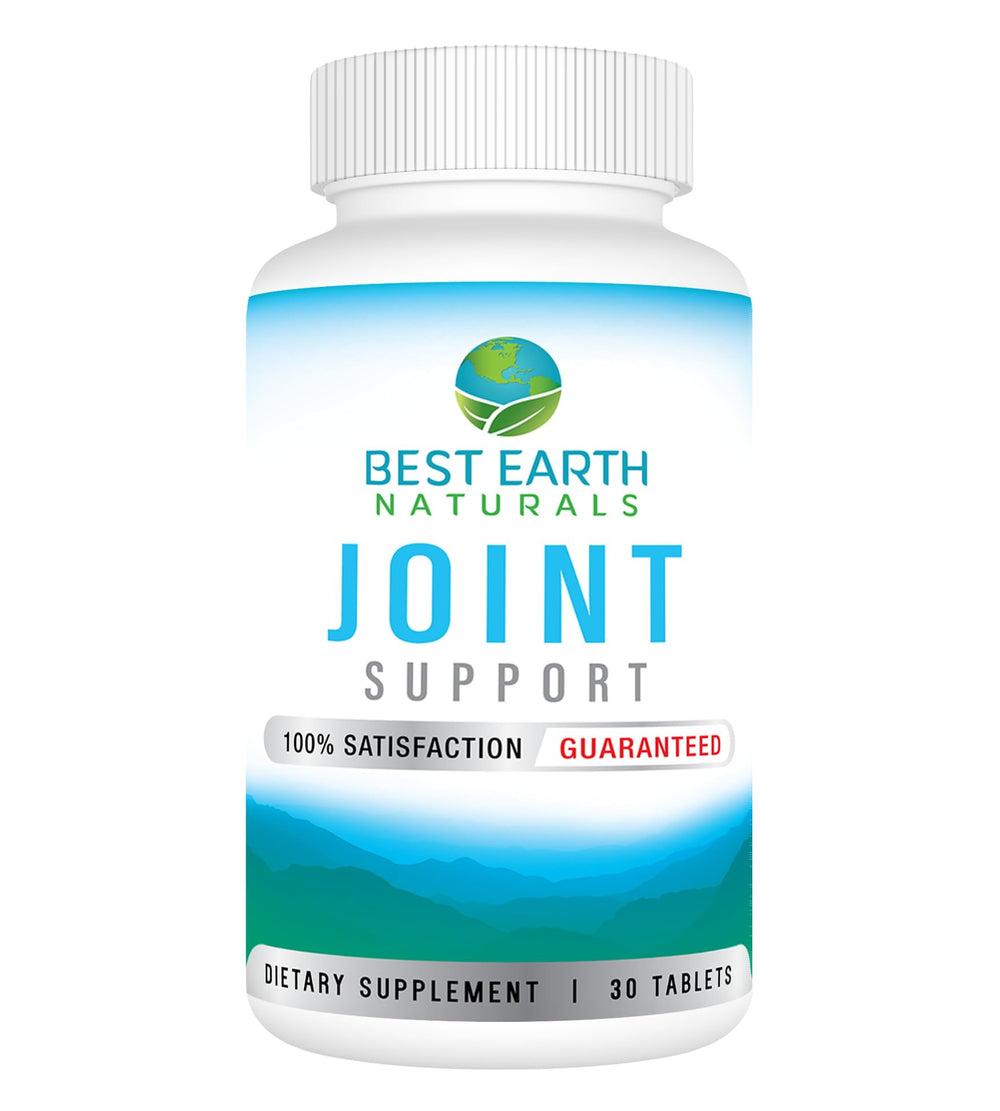 Best Earth Naturals Joint Support bottle front promoting daily mobility