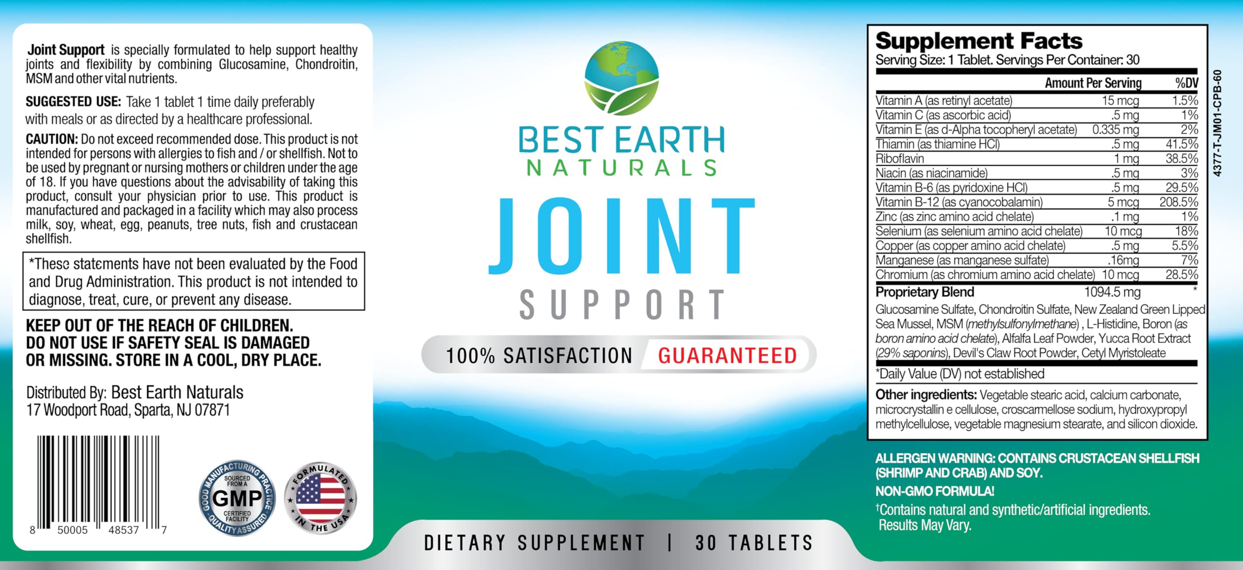 Best Earth Naturals packaging highlights mobility icons