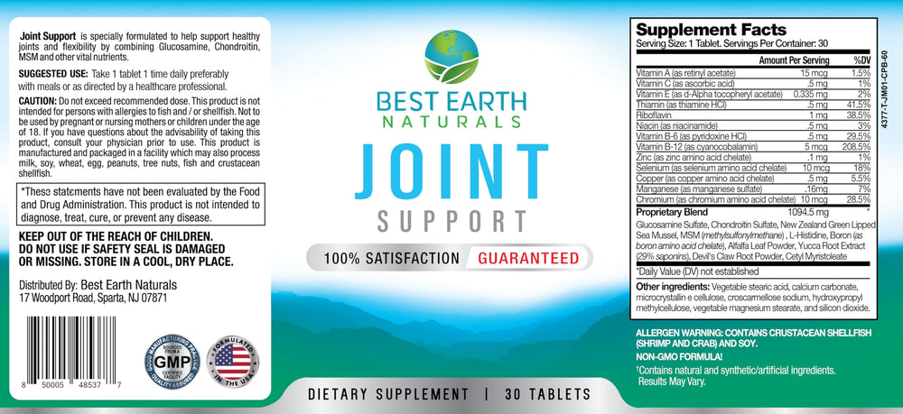 Best Earth Naturals packaging highlights mobility icons