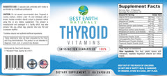 Best Earth Naturals label detail showcasing clean ingredient blend.