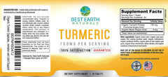 Best Earth Naturals turmeric black pepper blend highlighting absorption support