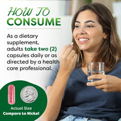 Best Naturals Acai Berry 600mg bottle pour showing easy daily dosing