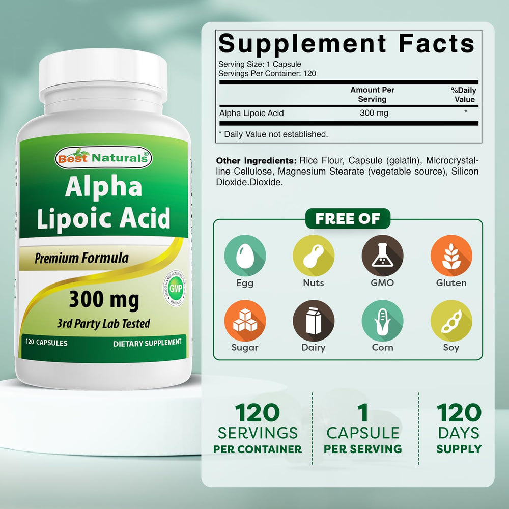 Close-up of Best Naturals capsules for easy daily use.