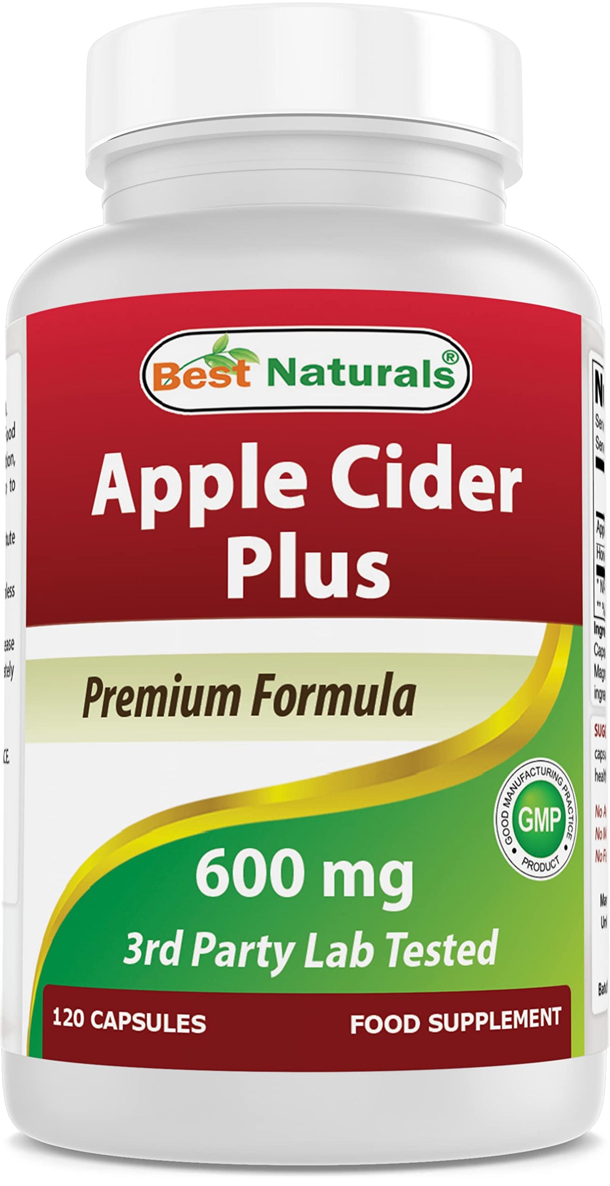 Best Naturals Apple Cider Vinegar Plus bottle front view for daily wellness support.