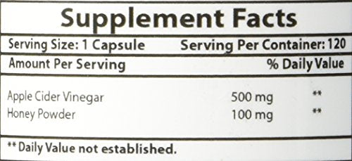 Best Naturals Apple Cider Vinegar Plus GMP label close-up.