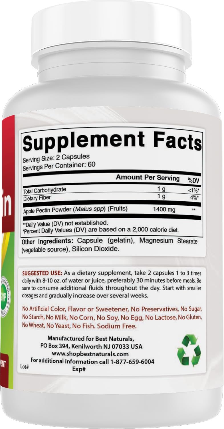 Two-bottle pack display for Best Naturals Apple Pectin offers great value.
